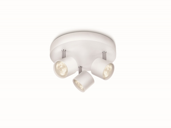 Philips myLiving LED Spot Star 3 flg. 1500 lm, Weiß