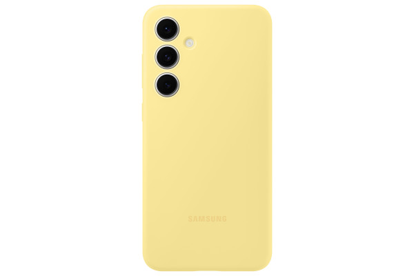 Samsung Silicone Case, yellow + Displayschutz