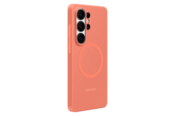 Samsung Silicone Magnet Case, Coralred