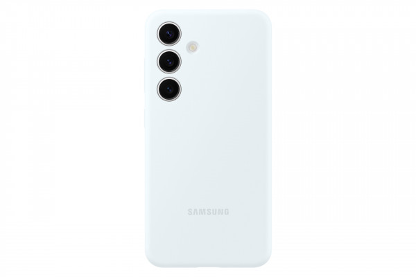 Samsung Silicone Case, White + Displayschutz