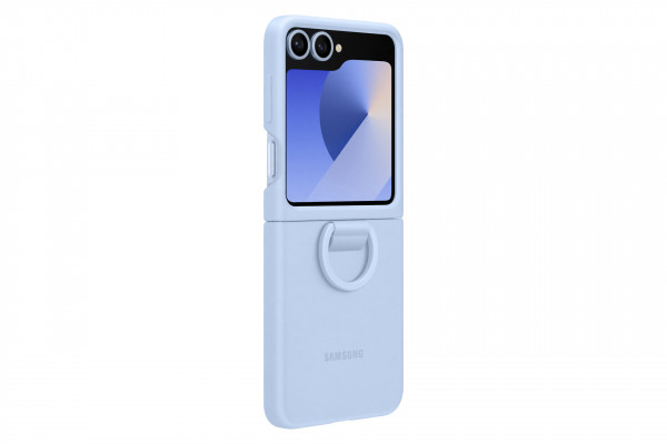 Samsung Silicone Case with Ring, Blue