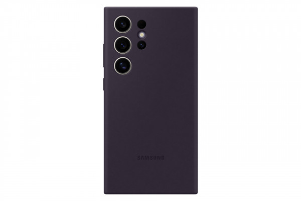 Samsung Silicone Case, Dark Violet + Displayschutz