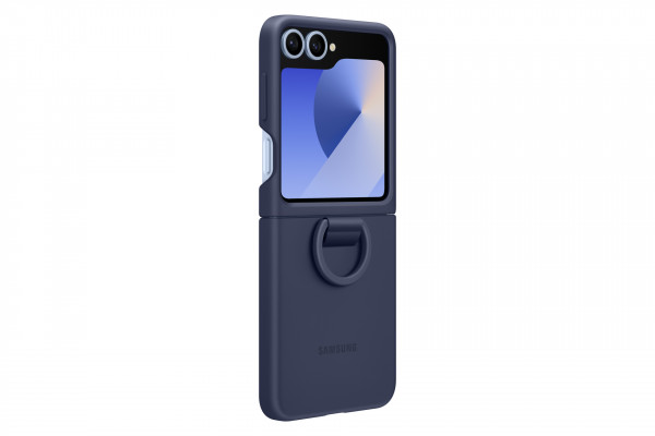 Samsung Silicone Case with Ring, Navy