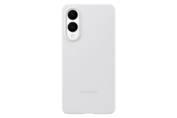 Samsung Silicone Case, Light Gray + Mobeen Glas