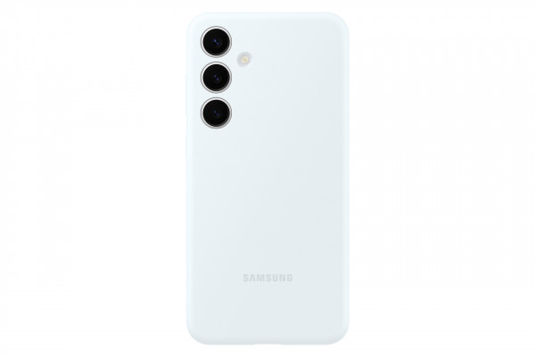 Samsung Silicone Case, White + Displayschutz